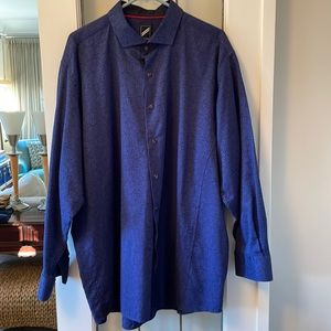 Hechter Dress Shirt Dark Blue - 2X